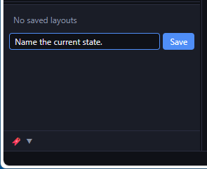 Enter a name and save the snap layout